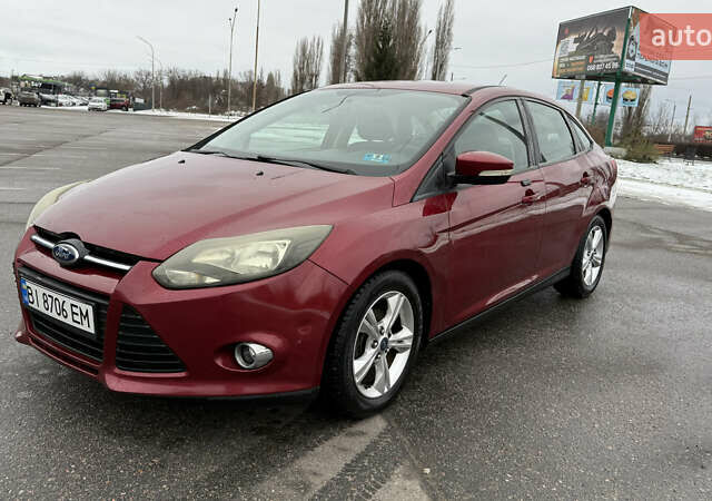 Червоний Форд Фокус, об'ємом двигуна 2 л та пробігом 139 тис. км за 8159 $, фото 1 на Automoto.ua