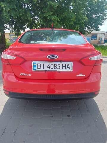 Красный Форд Фокус, объемом двигателя 2 л и пробегом 100 тыс. км за 7700 $, фото 4 на Automoto.ua