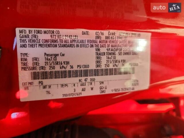 Красный Форд Фокус, объемом двигателя 2 л и пробегом 125 тыс. км за 1600 $, фото 9 на Automoto.ua
