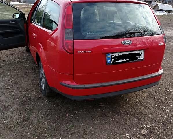 Форд Фокус 2007 в Заречном на Automoto.ua Красный Форд Фокус, объемом двигателя 1.6 л и пробегом 230 тыс. км за 4500 $, фото 1 на Automoto.ua