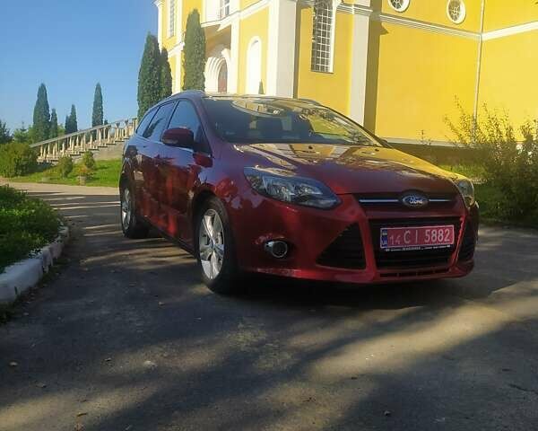 Червоний Форд Фокус, об'ємом двигуна 1.6 л та пробігом 219 тис. км за 7500 $, фото 1 на Automoto.ua