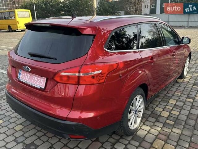 Красный Форд Фокус, объемом двигателя 1.5 л и пробегом 240 тыс. км за 9950 $, фото 24 на Automoto.ua