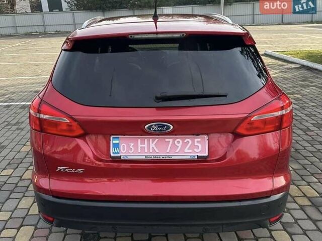 Красный Форд Фокус, объемом двигателя 1.5 л и пробегом 240 тыс. км за 9950 $, фото 20 на Automoto.ua