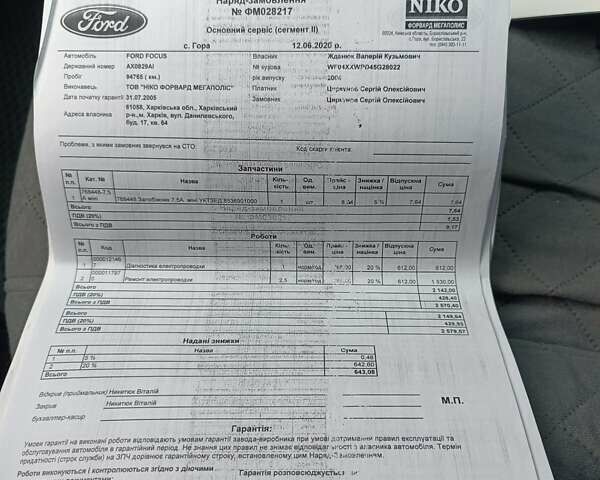 Серый Форд Фокус, объемом двигателя 1.6 л и пробегом 111 тыс. км за 5000 $, фото 39 на Automoto.ua