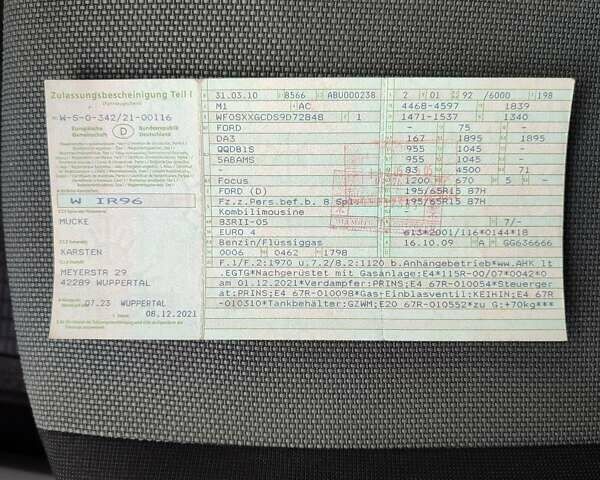 Форд Фокус 2009 у Белой Церкве на Automoto.ua Сірий Форд Фокус, об'ємом двигуна 1.8 л та пробігом 195 тис. км за 5699 $, фото 1 на Automoto.ua