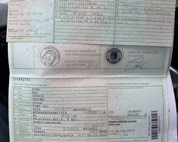 Сірий Форд Фокус, об'ємом двигуна 1.6 л та пробігом 303 тис. км за 6200 $, фото 52 на Automoto.ua