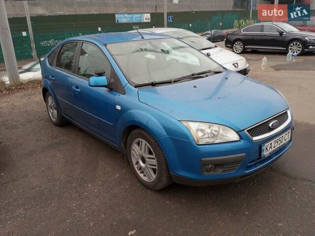 Синий Форд Фокус, объемом двигателя 1.6 л и пробегом 195 тыс. км за 6000 $, фото 1 на Automoto.ua