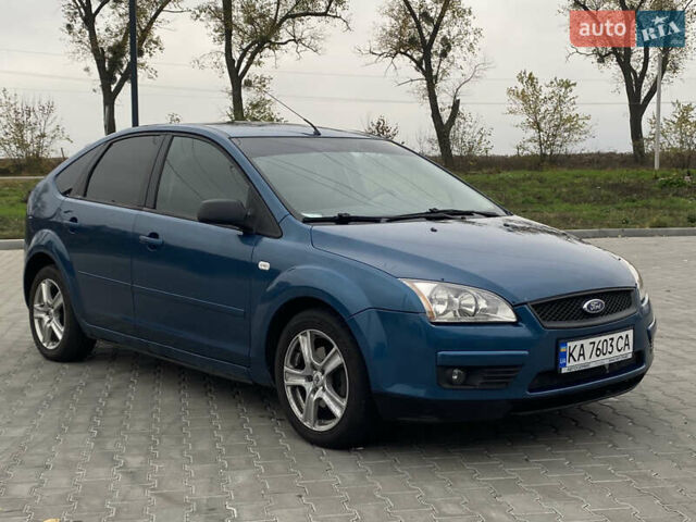 Форд Фокус 2007 у Києві на Automoto.ua Синій Форд Фокус, об'ємом двигуна 1.6 л та пробігом 285 тис. км за 3600 $, фото 5 на Automoto.ua