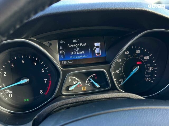 Синій Форд Фокус, об'ємом двигуна 1 л та пробігом 163 тис. км за 8490 $, фото 30 на Automoto.ua