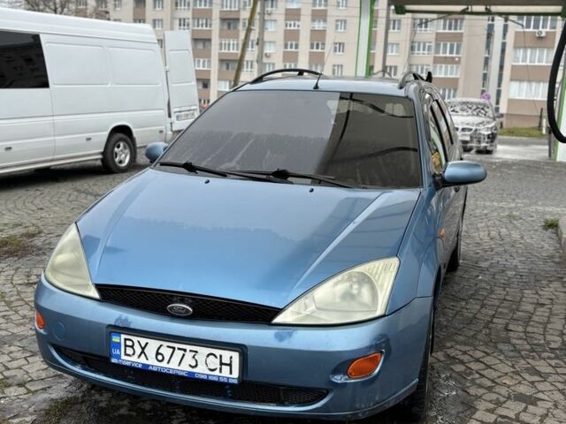 Синий Форд Фокус, объемом двигателя 1.8 л и пробегом 334 тыс. км за 3100 $, фото 1 на Automoto.ua