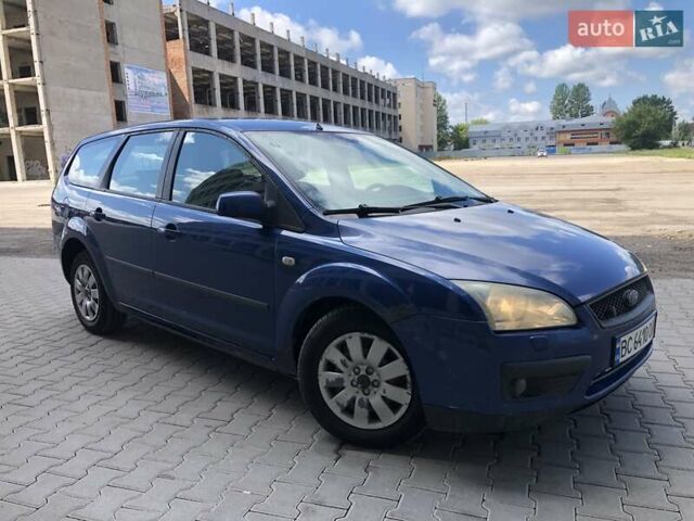 Синий Форд Фокус, объемом двигателя 1.8 л и пробегом 330 тыс. км за 2950 $, фото 1 на Automoto.ua