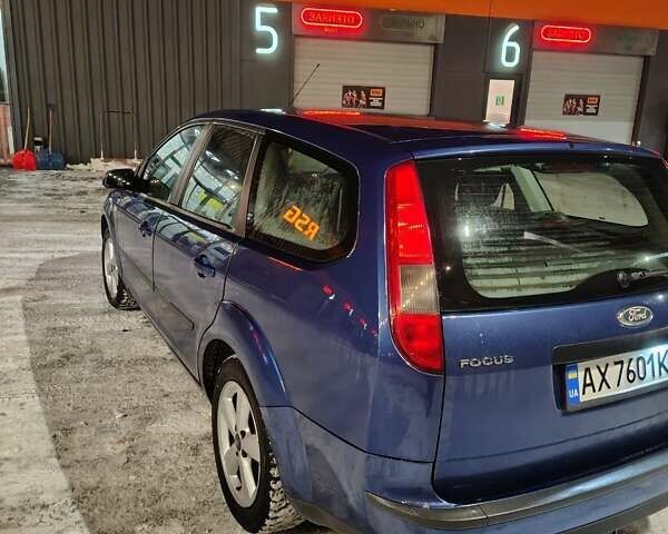 Синий Форд Фокус, объемом двигателя 1.6 л и пробегом 227 тыс. км за 4800 $, фото 2 на Automoto.ua