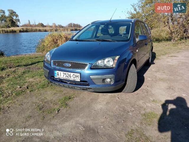 Синий Форд Фокус, объемом двигателя 1.8 л и пробегом 282 тыс. км за 5100 $, фото 1 на Automoto.ua