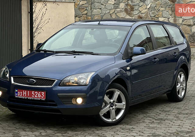 Синий Форд Фокус, объемом двигателя 1.6 л и пробегом 231 тыс. км за 4999 $, фото 1 на Automoto.ua