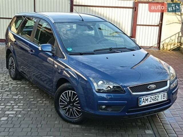 Синий Форд Фокус, объемом двигателя 1.8 л и пробегом 202 тыс. км за 5500 $, фото 3 на Automoto.ua