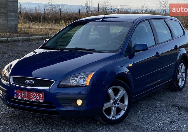 Синий Форд Фокус, объемом двигателя 1.6 л и пробегом 231 тыс. км за 5250 $, фото 1 на Automoto.ua