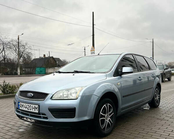 Синий Форд Фокус, объемом двигателя 1.6 л и пробегом 187 тыс. км за 4700 $, фото 1 на Automoto.ua