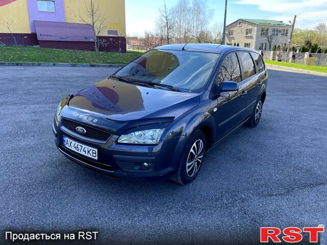 Синий Форд Фокус, объемом двигателя 1.6 л и пробегом 235 тыс. км за 4300 $, фото 1 на Automoto.ua