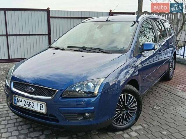 Синий Форд Фокус, объемом двигателя 1.8 л и пробегом 202 тыс. км за 5500 $, фото 12 на Automoto.ua