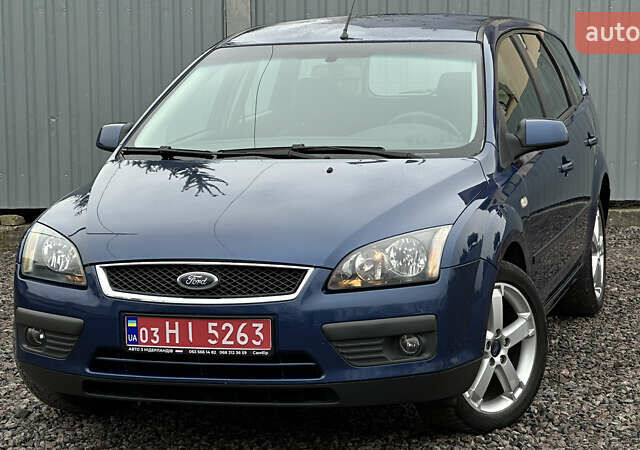 Синий Форд Фокус, объемом двигателя 1.6 л и пробегом 231 тыс. км за 4999 $, фото 2 на Automoto.ua