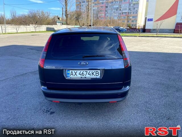 Синий Форд Фокус, объемом двигателя 1.6 л и пробегом 235 тыс. км за 4300 $, фото 2 на Automoto.ua