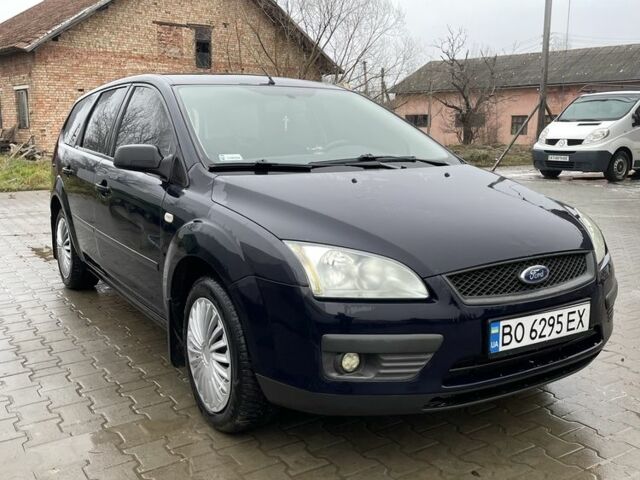 Синий Форд Фокус, объемом двигателя 1.8 л и пробегом 340 тыс. км за 4300 $, фото 1 на Automoto.ua