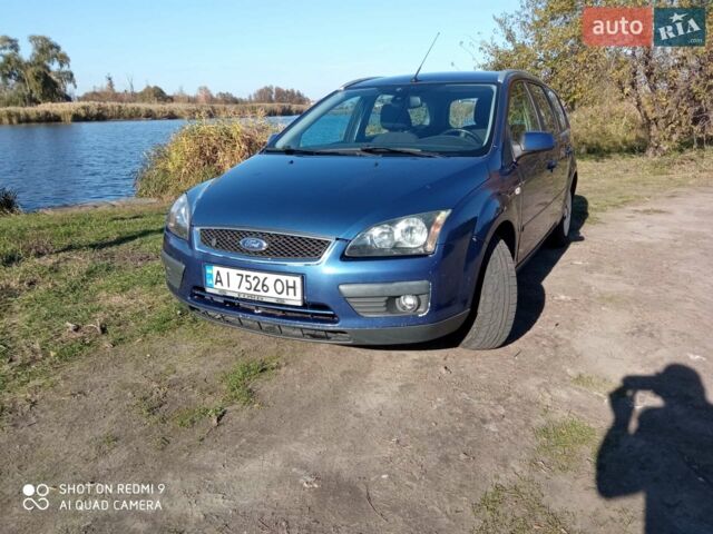 Синий Форд Фокус, объемом двигателя 1.8 л и пробегом 296 тыс. км за 5000 $, фото 1 на Automoto.ua