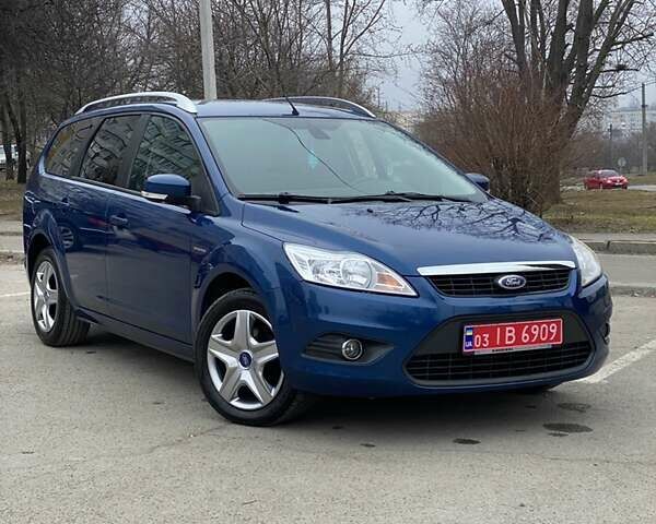 Синий Форд Фокус, объемом двигателя 1.6 л и пробегом 165 тыс. км за 5300 $, фото 1 на Automoto.ua