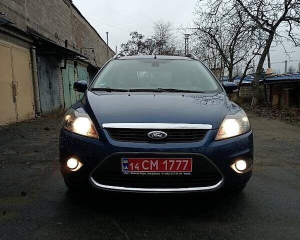 Синий Форд Фокус, объемом двигателя 1.6 л и пробегом 225 тыс. км за 5999 $, фото 1 на Automoto.ua