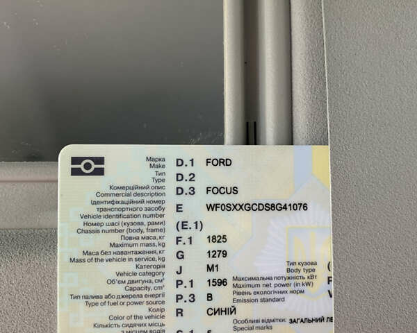 Синій Форд Фокус, об'ємом двигуна 1.6 л та пробігом 185 тис. км за 6300 $, фото 22 на Automoto.ua