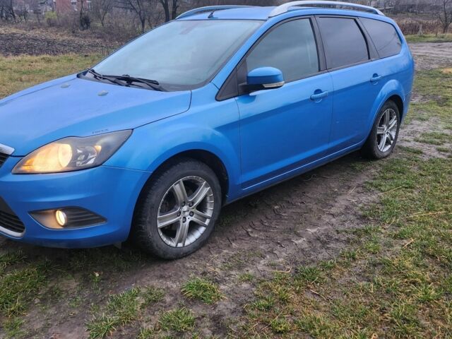 Синий Форд Фокус, объемом двигателя 1.6 л и пробегом 224 тыс. км за 5500 $, фото 2 на Automoto.ua