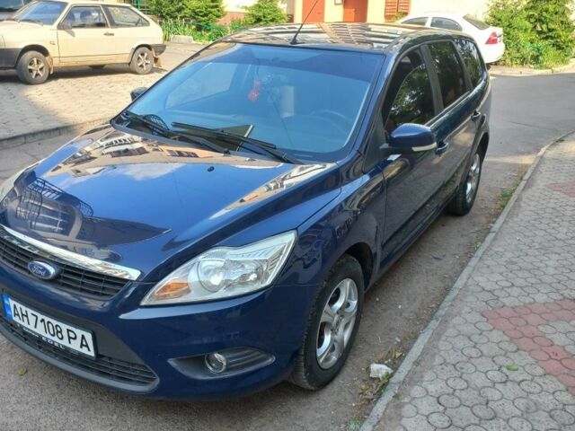 Синій Форд Фокус, об'ємом двигуна 1.6 л та пробігом 214 тис. км за 4300 $, фото 1 на Automoto.ua