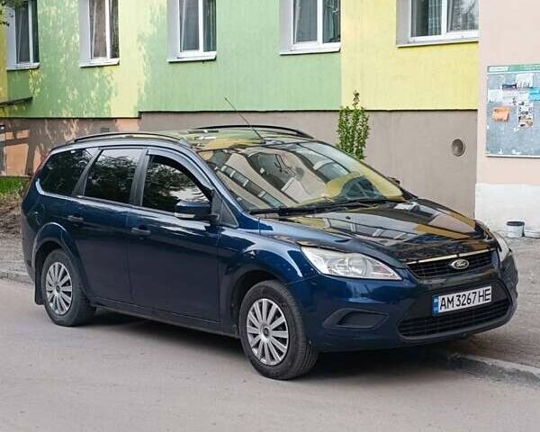 Синий Форд Фокус, объемом двигателя 1.6 л и пробегом 272 тыс. км за 5900 $, фото 2 на Automoto.ua