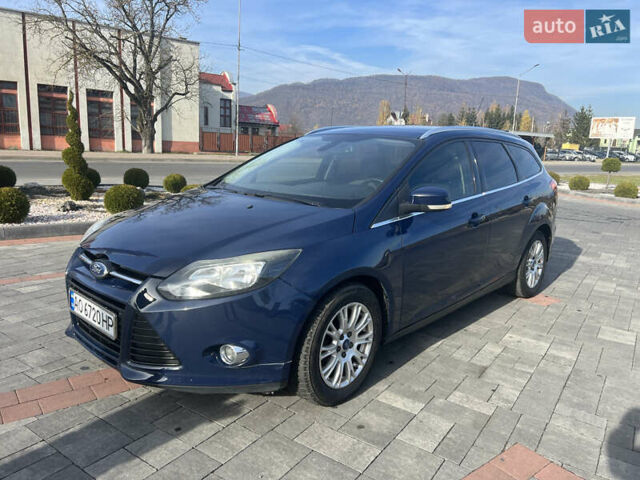 Синий Форд Фокус, объемом двигателя 2 л и пробегом 270 тыс. км за 7700 $, фото 1 на Automoto.ua
