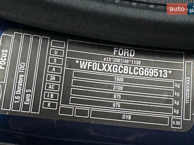 Синій Форд Фокус, об'ємом двигуна 1.6 л та пробігом 235 тис. км за 7699 $, фото 61 на Automoto.ua