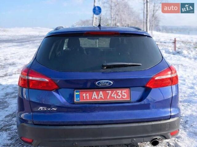Синий Форд Фокус, объемом двигателя 1.5 л и пробегом 142 тыс. км за 8200 $, фото 2 на Automoto.ua