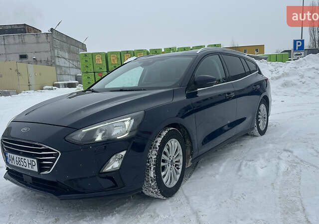 Синий Форд Фокус, объемом двигателя 1.5 л и пробегом 146 тыс. км за 14300 $, фото 1 на Automoto.ua