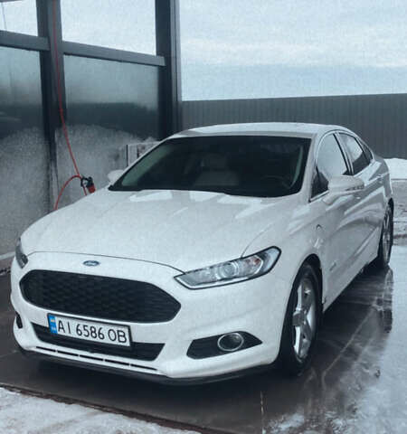 Форд Фьюжн 2014 в Киеве на Automoto.ua Белый Форд Фьюжн, объемом двигателя 2 л и пробегом 165 тыс. км за 15000 $, фото 7 на Automoto.ua