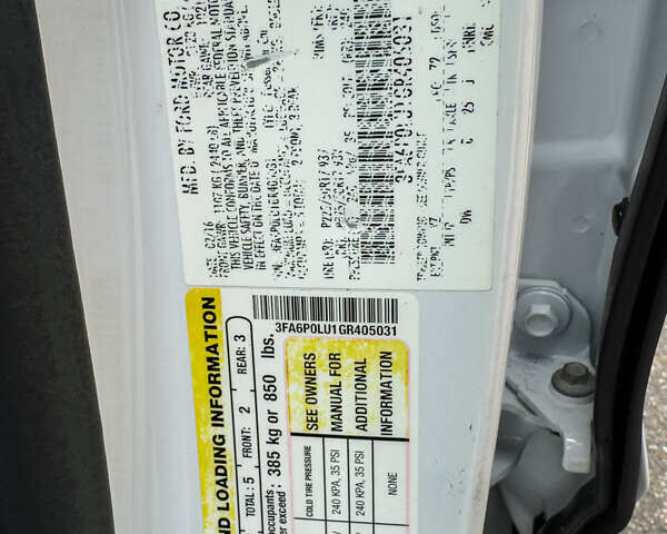 Белый Форд Фьюжн, объемом двигателя 2 л и пробегом 194 тыс. км за 13500 $, фото 37 на Automoto.ua