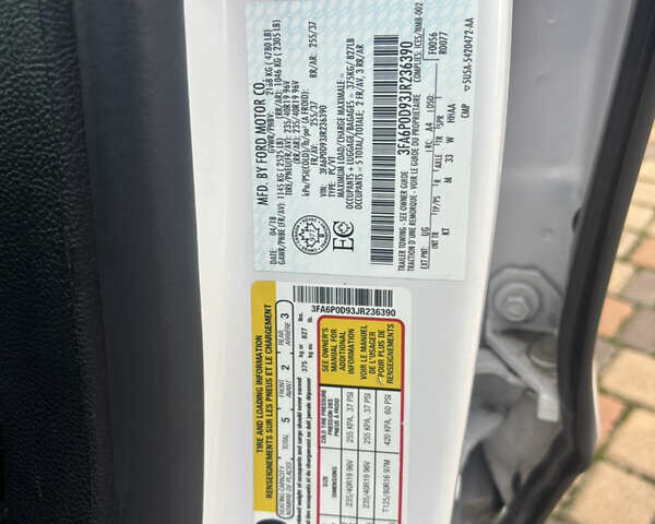 Форд Фьюжен 2018 у Чорноморську (Іллічівську) на Automoto.ua Білий Форд Фьюжен, об'ємом двигуна 2 л та пробігом 117 тис. км за 14700 $, фото 32 на Automoto.ua