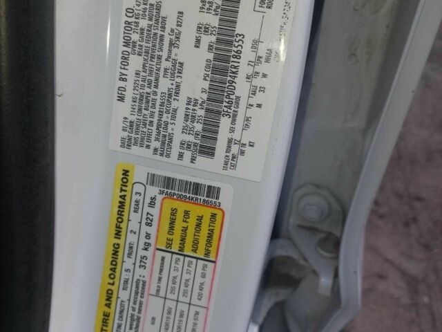 Білий Форд Фьюжен, об'ємом двигуна 2 л та пробігом 150 тис. км за 14500 $, фото 14 на Automoto.ua