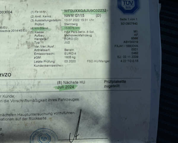 Чорний Форд Фьюжен, об'ємом двигуна 1.4 л та пробігом 174 тис. км за 6000 $, фото 77 на Automoto.ua