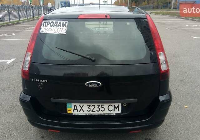 Черный Форд Фьюжн, объемом двигателя 1.6 л и пробегом 213 тыс. км за 6200 $, фото 3 на Automoto.ua