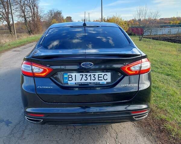 Форд Фьюжн 2013 в Зенькове на Automoto.ua Черный Форд Фьюжн, объемом двигателя 2 л и пробегом 165 тыс. км за 10600 $, фото 5 на Automoto.ua