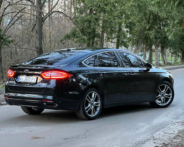 Черный Форд Фьюжн, объемом двигателя 2 л и пробегом 172 тыс. км за 11200 $, фото 3 на Automoto.ua