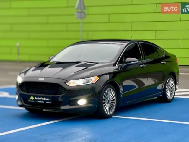 Черный Форд Фьюжн, объемом двигателя 2 л и пробегом 218 тыс. км за 11999 $, фото 3 на Automoto.ua