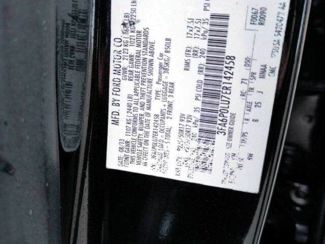 Форд Фьюжен 2013 у Дніпро (Дніпропетровську) на Automoto.ua Чорний Форд Фьюжен, об'ємом двигуна 2 л та пробігом 200 тис. км за 9700 $, фото 22 на Automoto.ua