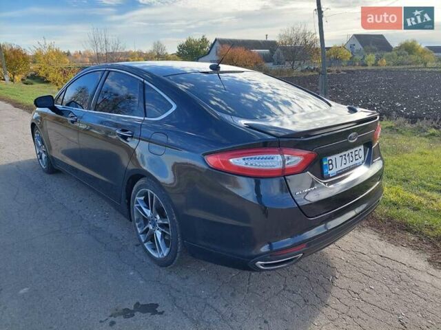 Форд Фьюжн 2013 в Зенькове на Automoto.ua Черный Форд Фьюжн, объемом двигателя 2 л и пробегом 165 тыс. км за 10600 $, фото 6 на Automoto.ua