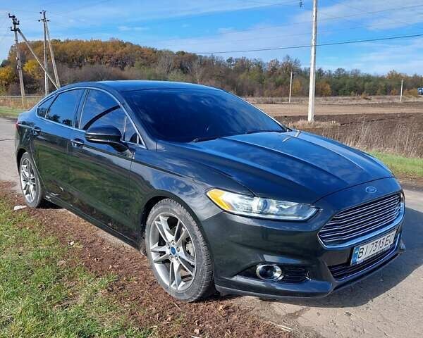 Форд Фьюжн 2013 в Зенькове на Automoto.ua Черный Форд Фьюжн, объемом двигателя 2 л и пробегом 165 тыс. км за 10600 $, фото 1 на Automoto.ua