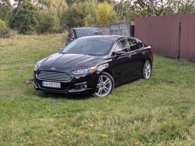 Форд Фьюжн 2014 в Чернигове на Automoto.ua Черный Форд Фьюжн, объемом двигателя 2 л и пробегом 214 тыс. км за 8900 $, фото 6 на Automoto.ua